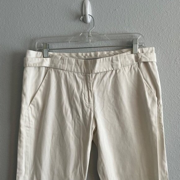 L.A.M.B. by Gwen Stafani White Ankle Zipper Skinny Pant Size 8 - Picture 2 of 10